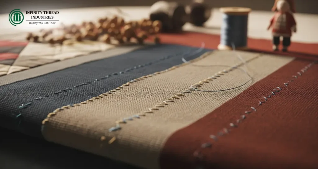 High-quality sewing threads by Infinity Thread Industries, the best sewing thread brand in India for precision stitching.