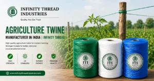 Infinity Thread Industries agriculture twine spools for farming use with durable UV-stabilized premium quality thread